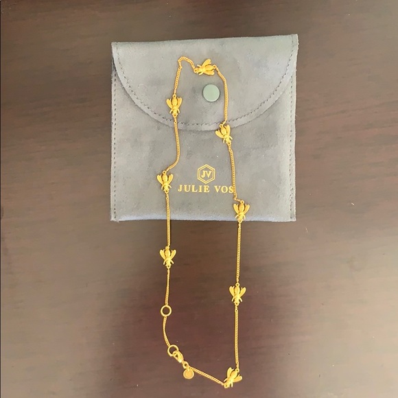julie vos bee necklace